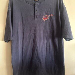 Vintage, Molson Canadian beer crew neck shirt, Size XL, Navy Blue